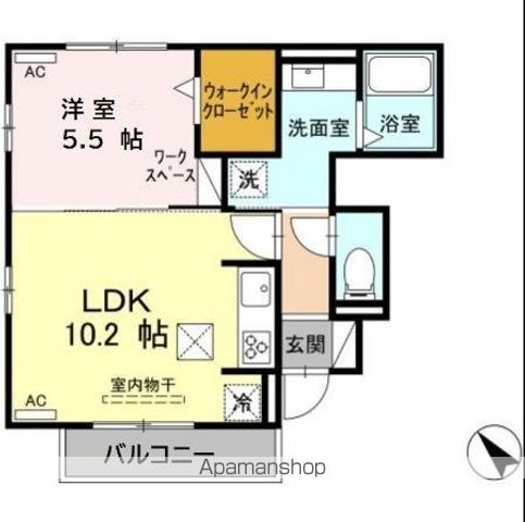 シダーコート彩の間取り写真