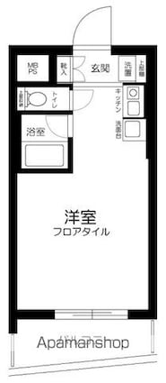 ライオンズマンション三鷹さくら通り[1R/17.98m2]の間取図