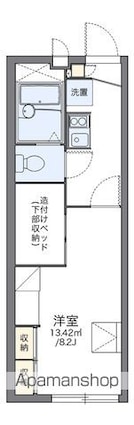 レオパレス大谷地[1K/22.35m2]の間取図