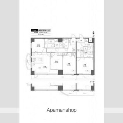 プライムアーバン千住[4LDK/113.38m2]の間取図