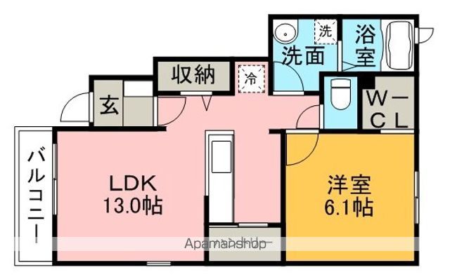 グラシューIIの間取り写真