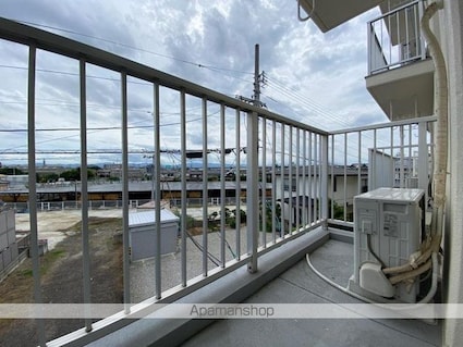 コート紙町Ⅶ[1K/18.36m2]のバルコニー