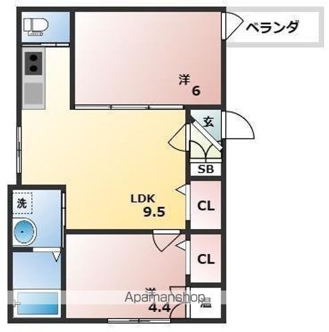 GRANDIR石津川の間取り写真