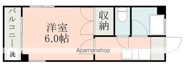 熊本市中央区 3階建 築43年の間取り写真