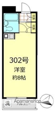 パレロワイヤル弦巻の間取り写真