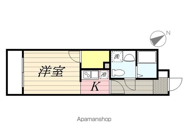 【横浜市中区野毛町のマンションの間取り】