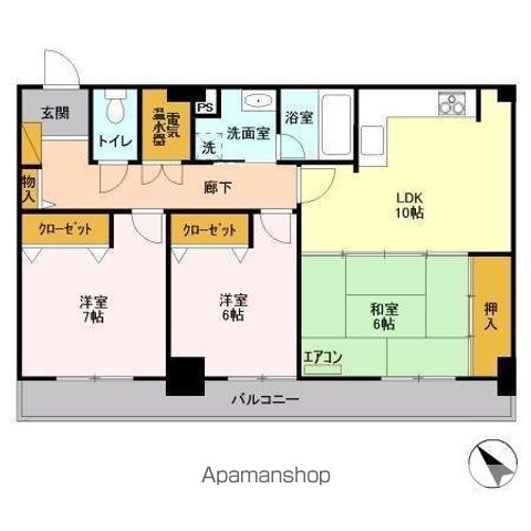 【千葉市緑区おゆみ野のマンションの間取り】