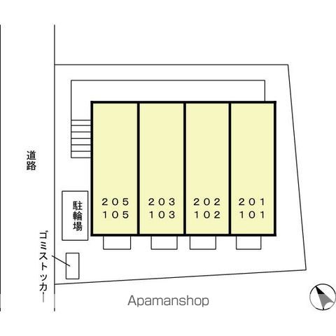 プログレッソ幸町 205 ｜ 千葉県成田市幸町1044-18（賃貸アパート1K・2階・29.17㎡） その11