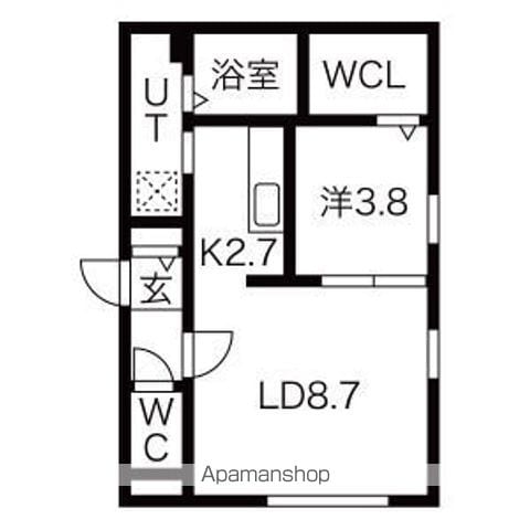 ROCA HASSAMUの間取り写真