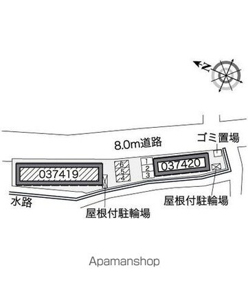 レオパレスＦＵＺＩＭＯＮ　Ａ[1K/27.06m2]の配置図