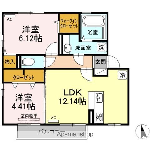 ラガーズMの間取り写真
