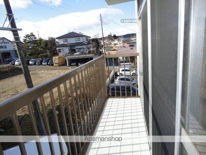 コーポ渡辺Ⅱ[3K/43.06m2]のバルコニー