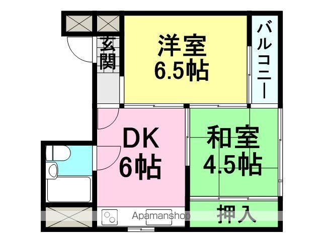 ライフポケット甲子園の間取り写真