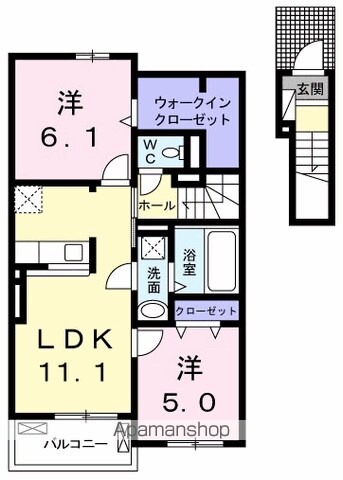 ピーコック IIIの間取り写真