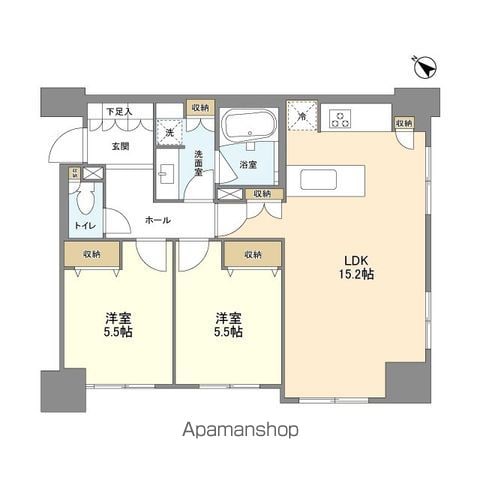 LASANTE五反田の間取り写真
