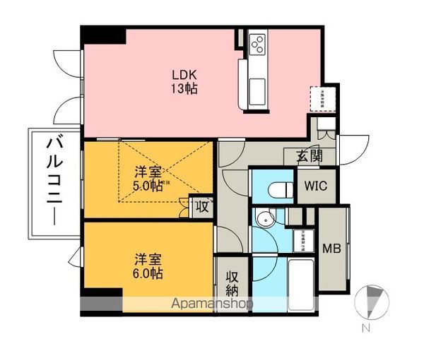 コンフォリア大宮の間取り写真