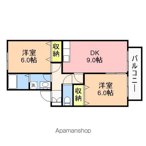 メゾン悠悠Aの間取り写真