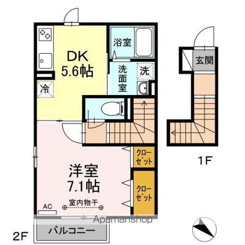 アロサールKの間取り写真