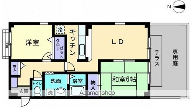 フォブールみらいの間取り写真