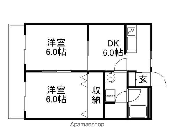サンプラザ千鳥の間取り写真