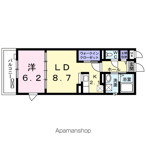 ラヴィータの間取り写真
