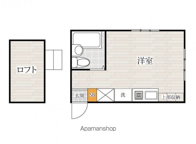 福岡市東区多々良のアパートの間取り