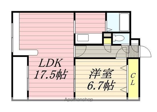 ホークメゾン札幌3号館の間取り写真