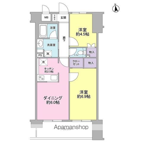 コンフォリア赤羽岩淵の間取り写真