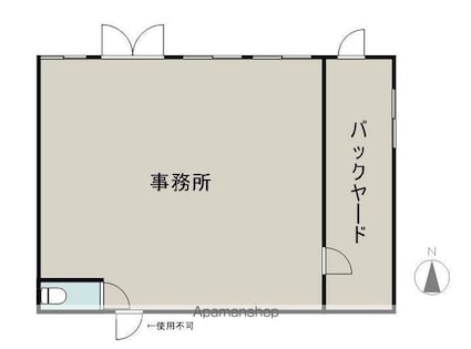 河内町テナント　Ｋ－Ｔ０１７[事務所/78.21m2]の間取図