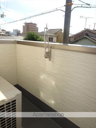 和歌山県和歌山市黒田[1K/31.2m2]のバルコニー