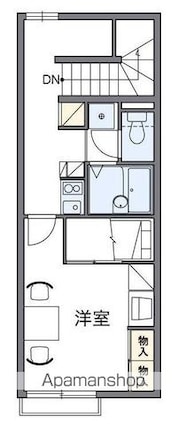 レオパレス花[1K/28.02m2]の間取図
