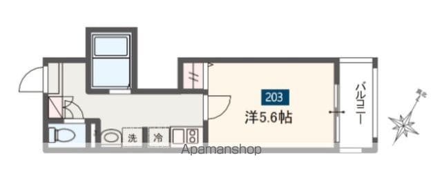 MELDIA二和向台の間取り写真