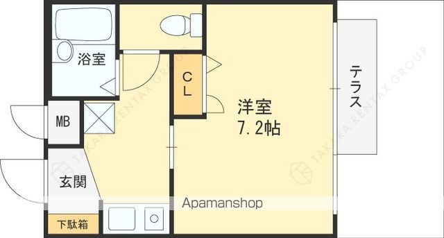 ドム北口の間取り写真