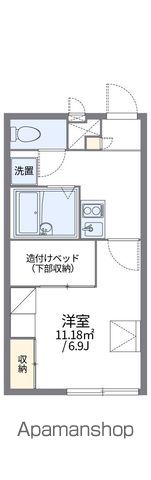 レオパレスピュアの間取り