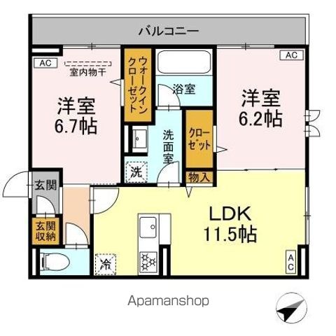 DーASPIRATIONの間取り写真