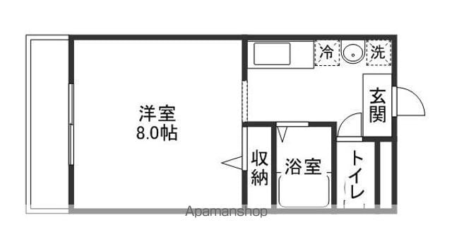 マンションフレンドの間取り写真