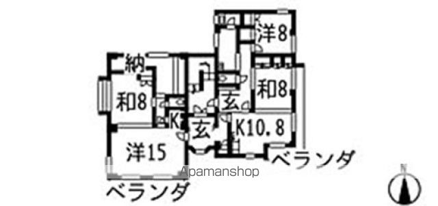コーポ香鯉園の間取り写真