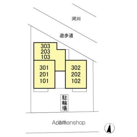 ディアコート 203 ｜ 千葉県船橋市本町６丁目10-18（賃貸アパート1LDK・2階・41.13㎡） その27