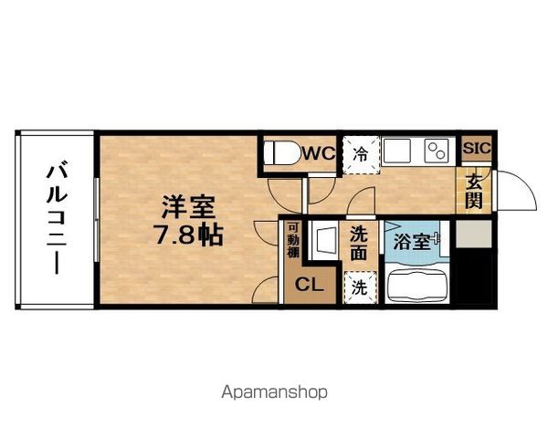 LIVEFLATTSUKAMOTOの間取り写真