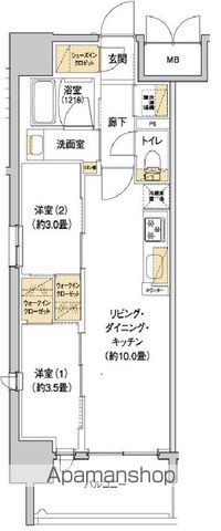 リビオメゾン新大阪の間取り写真