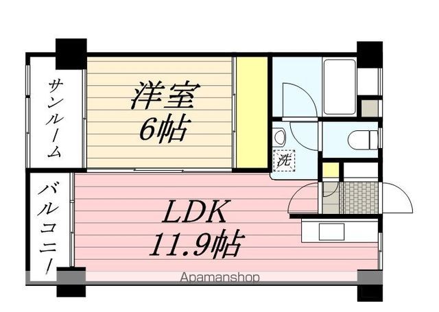 【フドウ赤坂の間取り】