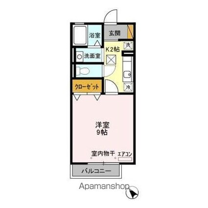 グランパパ　Ⅱ[1K/30.03m2]の間取図