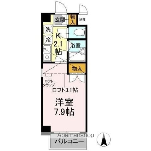 ヴァンテアン清水の間取り写真