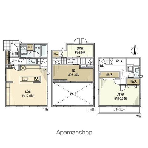 【今川戸建の間取り】