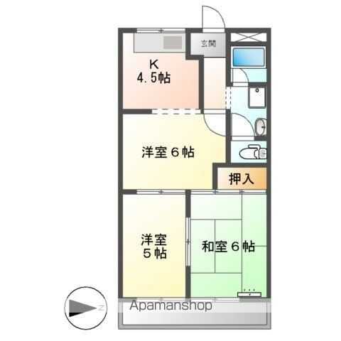 【セントラルハイムＴＡＫＡＨＡＳＨＩの間取り】