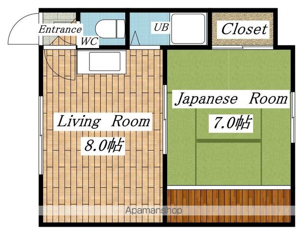 マンション大雪の間取り写真