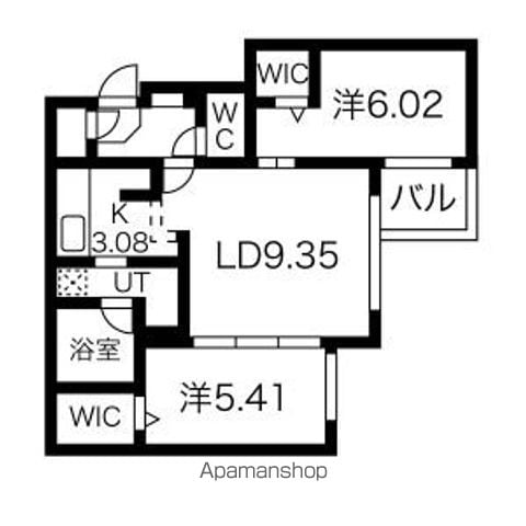 ノーチェ円山の間取り写真
