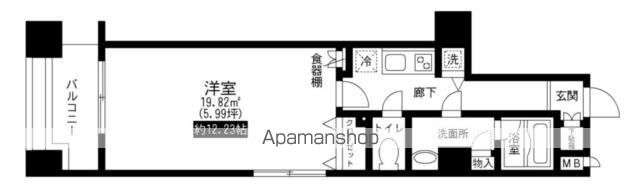 レジディア上野池之端の間取り