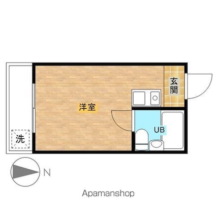メゾン・ド・坂上[1R/11.25m2]の間取図