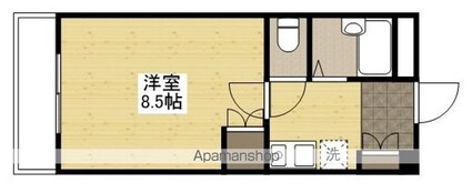 コーポ木村[1K/22.32m2]の間取図